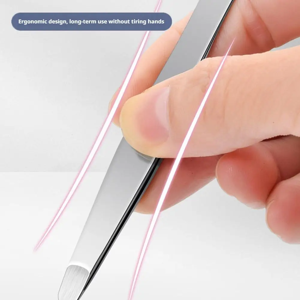 1Pc New Eyebrow Tweezers Non-slip Makeup Remover Tweezer Tools Stainless Steel Face Hair Women Removal Clip
