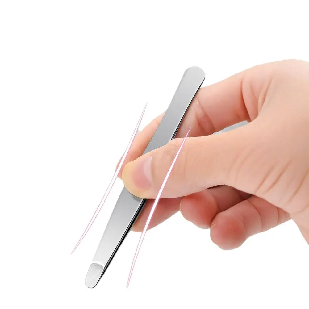 1Pc New Eyebrow Tweezers Non-slip Makeup Remover Tweezer Tools Stainless Steel Face Hair Women Removal Clip