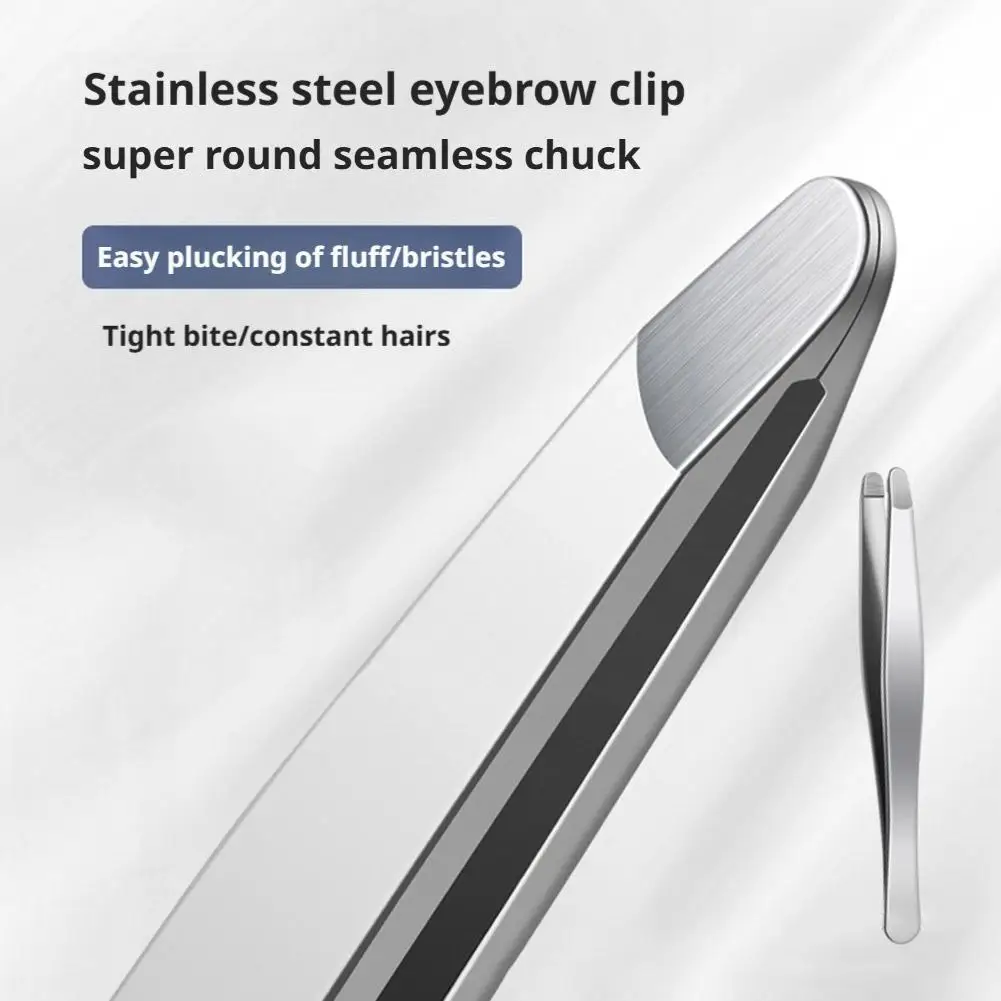 1Pc New Eyebrow Tweezers Non-slip Makeup Remover Tweezer Tools Stainless Steel Face Hair Women Removal Clip