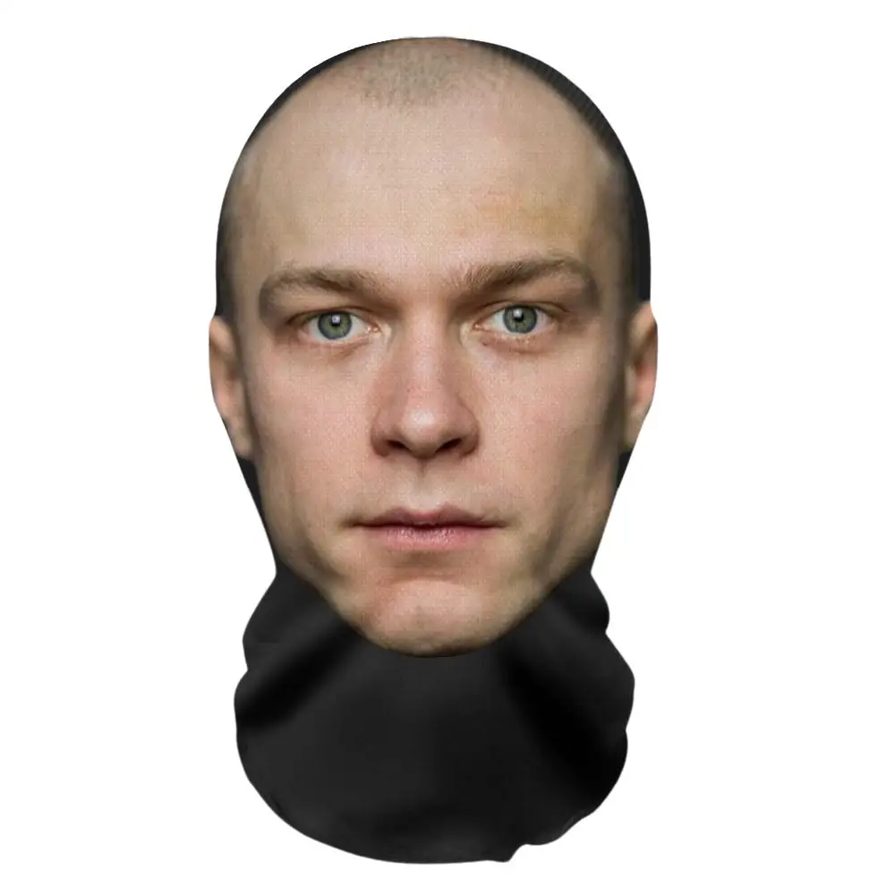 2026 New 3D Printed Mask Funny Mesh Mask Full Face Headwear Elastic Mesh Cosplay Headwear Balaclava Hood Hat Headgear