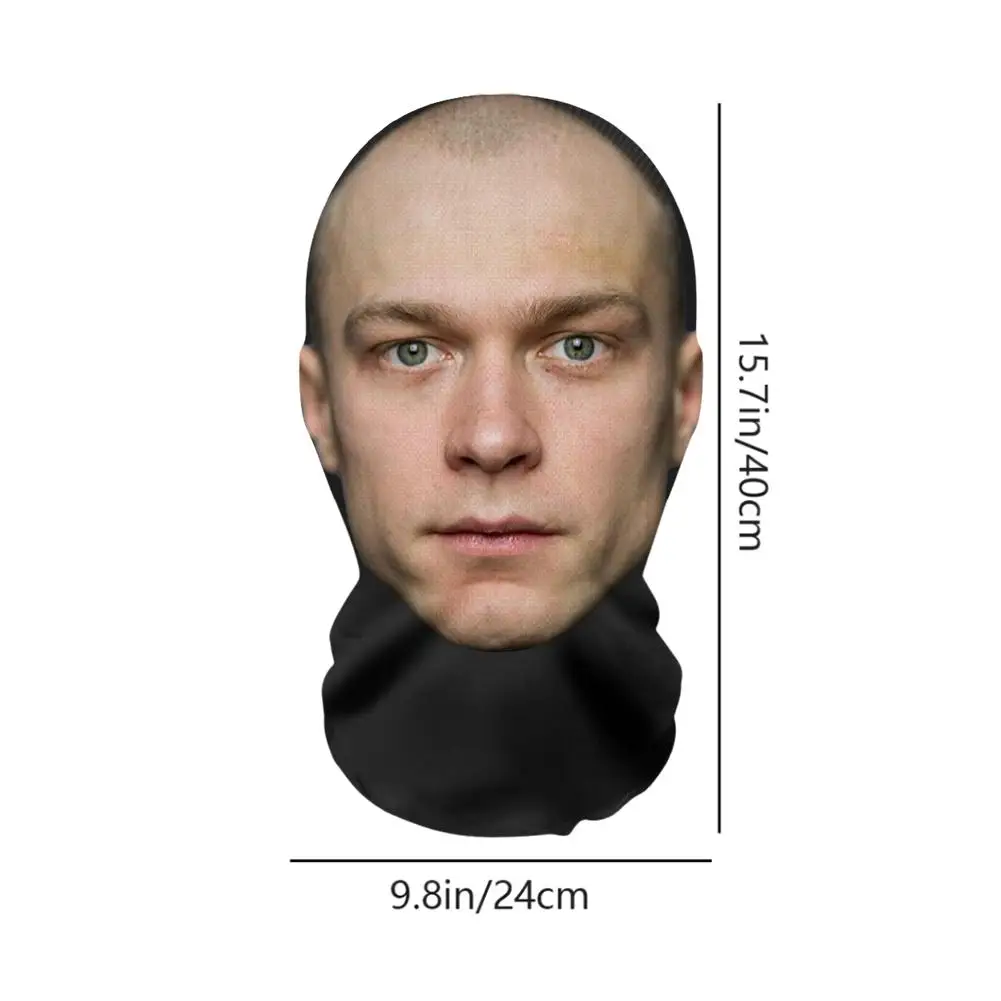 2026 New 3D Printed Mask Funny Mesh Mask Full Face Headwear Elastic Mesh Cosplay Headwear Balaclava Hood Hat Headgear