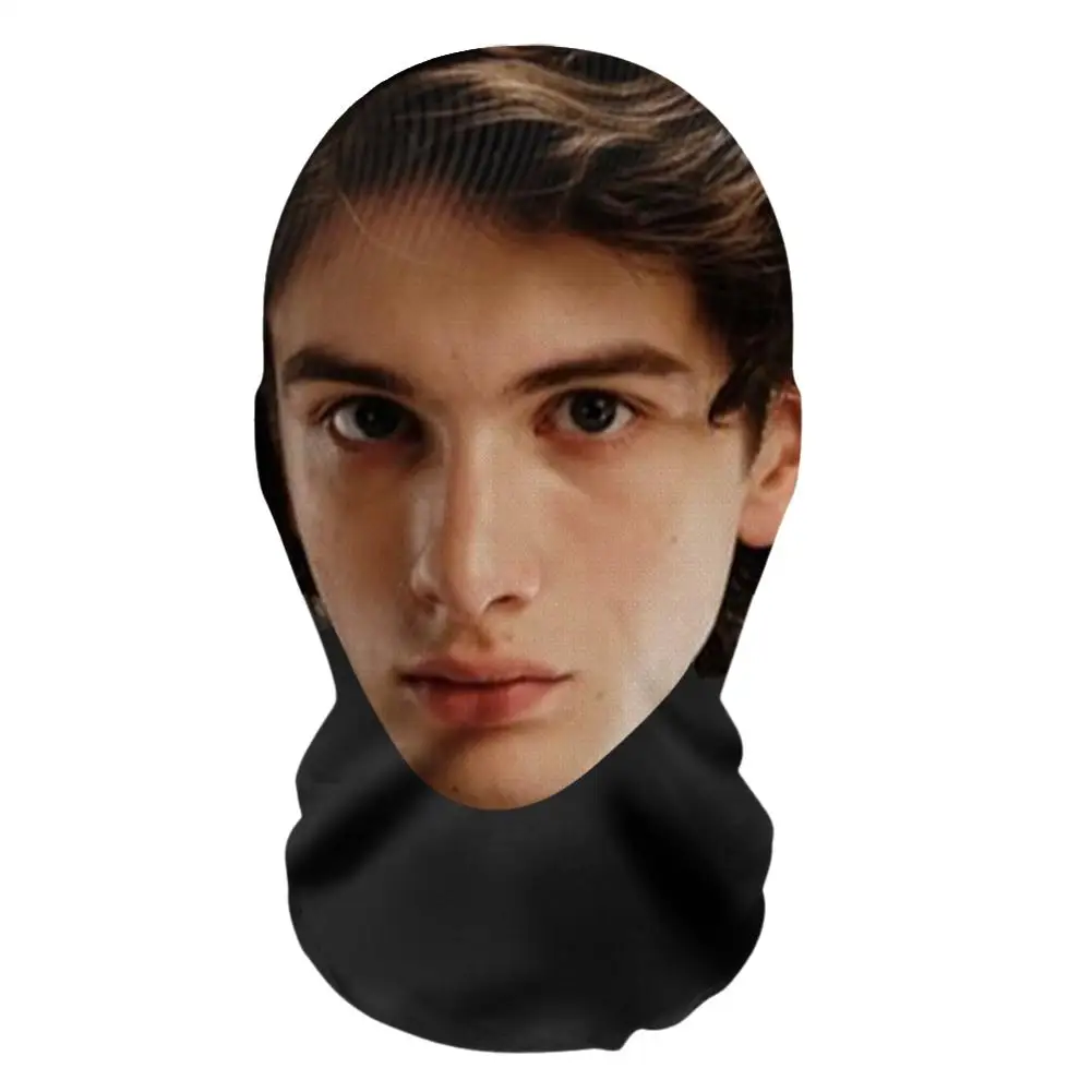 2026 New 3D Printed Mask Funny Mesh Mask Full Face Headwear Elastic Mesh Cosplay Headwear Balaclava Hood Hat Headgear