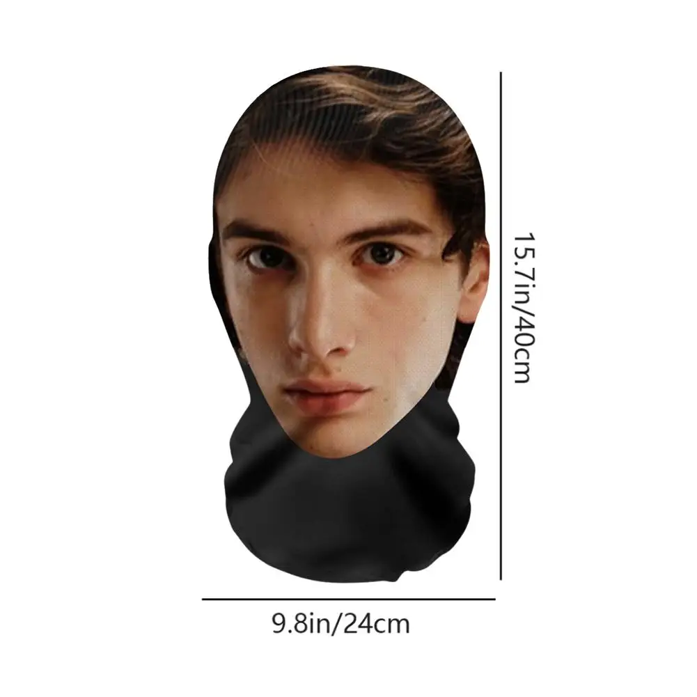 2026 New 3D Printed Mask Funny Mesh Mask Full Face Headwear Elastic Mesh Cosplay Headwear Balaclava Hood Hat Headgear