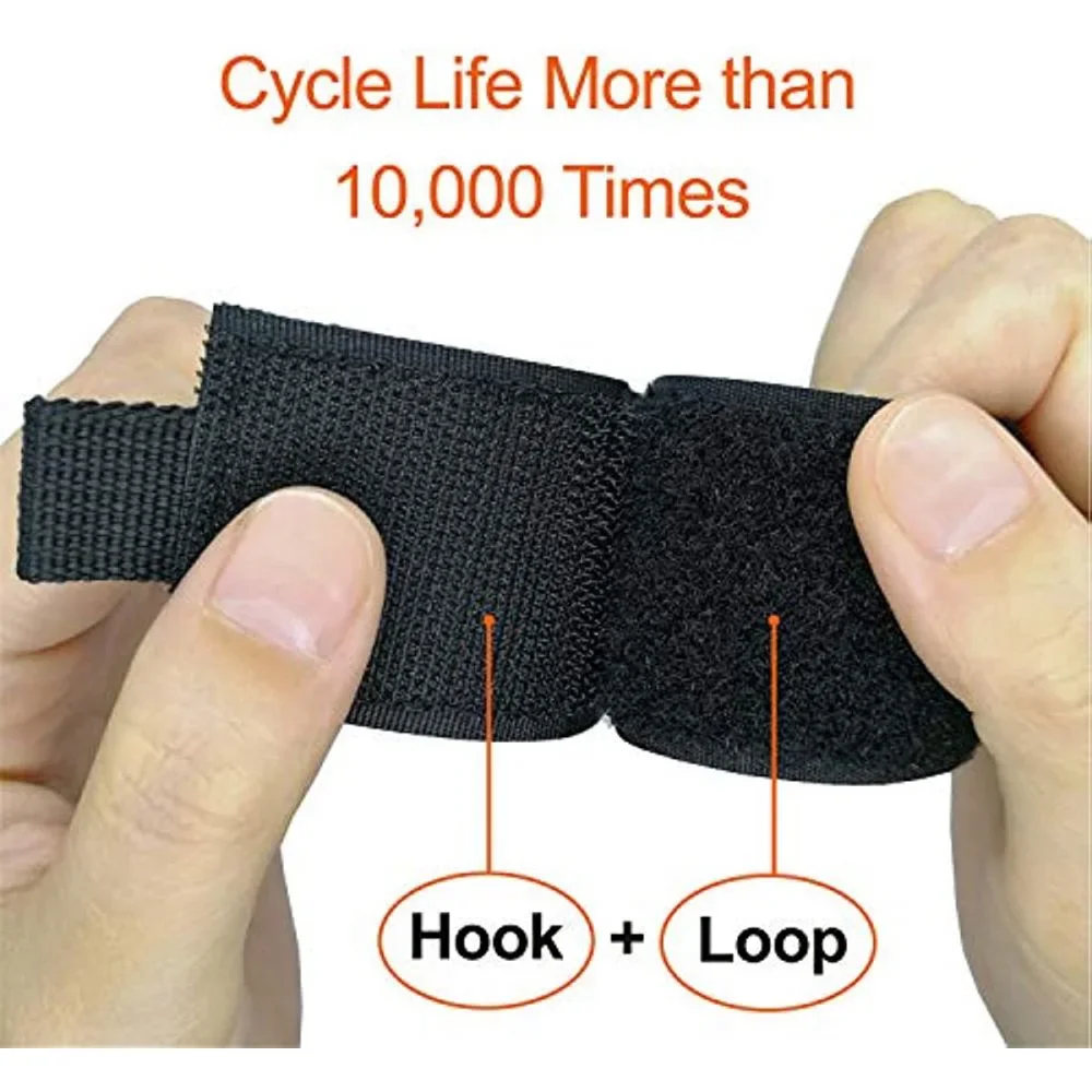Heavy Cable Cord Storage with Triangle Buckle Wire Manager Power Cord Management Nylon Belt Keychain Straps for Cable Hoses