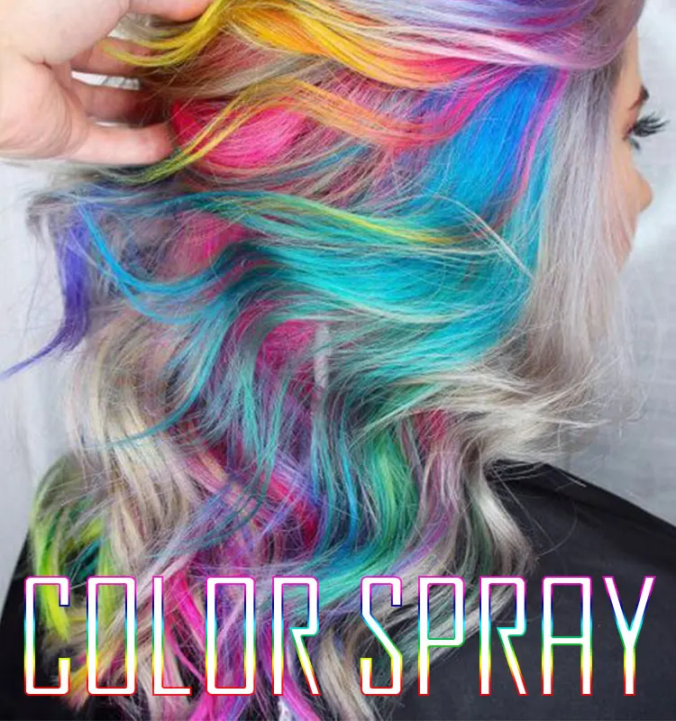 Sevich 8 Colors 30ml Hair Dye Spray Disposable Hair Quick Spray Waterproof Hair Dye Blue/Red Fashion Instant Hair Color Products