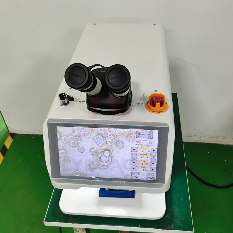 Jewelry Spot Welding Machine ND YAG Laser Touch Screen 60W 100W 150W 200W MINI Laser Soldering With CCD Control System Microscop
