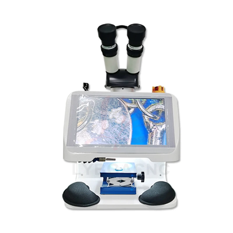 Jewelry Spot Welding Machine ND YAG Laser Touch Screen 60W 100W 150W 200W MINI Laser Soldering With CCD Control System Microscop