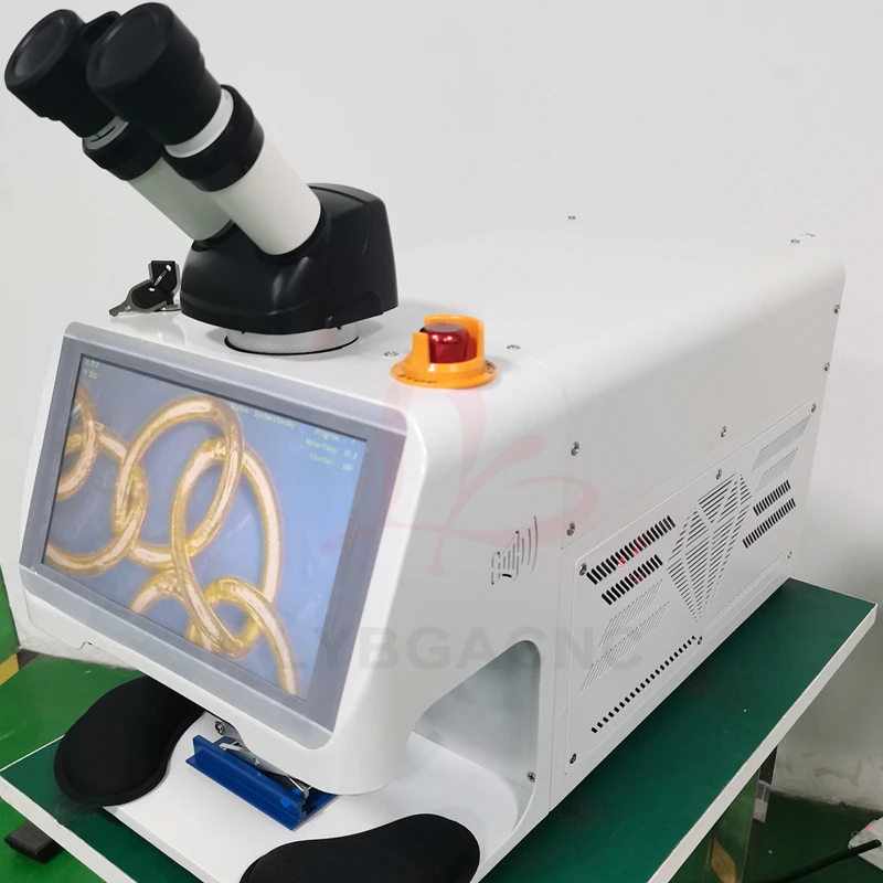 Jewelry Spot Welding Machine ND YAG Laser Touch Screen 60W 100W 150W 200W MINI Laser Soldering With CCD Control System Microscop