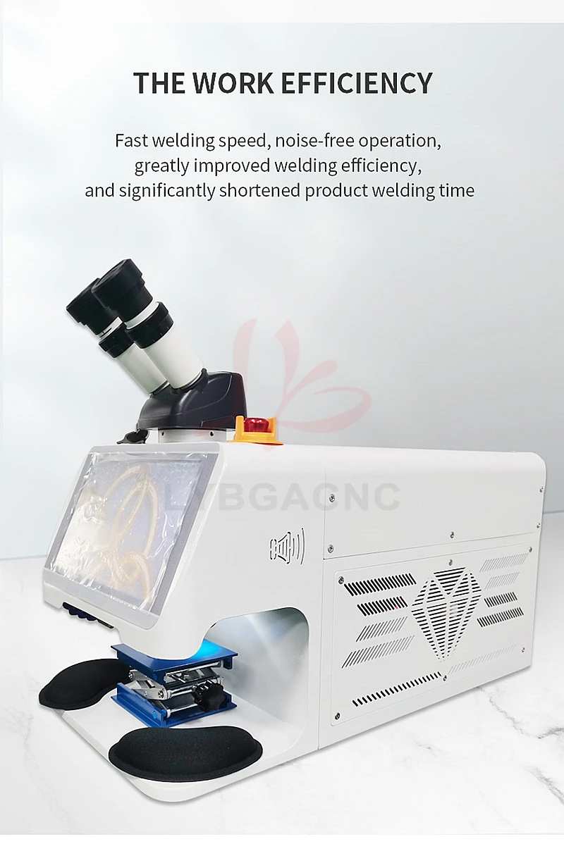 Jewelry Spot Welding Machine ND YAG Laser Touch Screen 60W 100W 150W 200W MINI Laser Soldering With CCD Control System Microscop