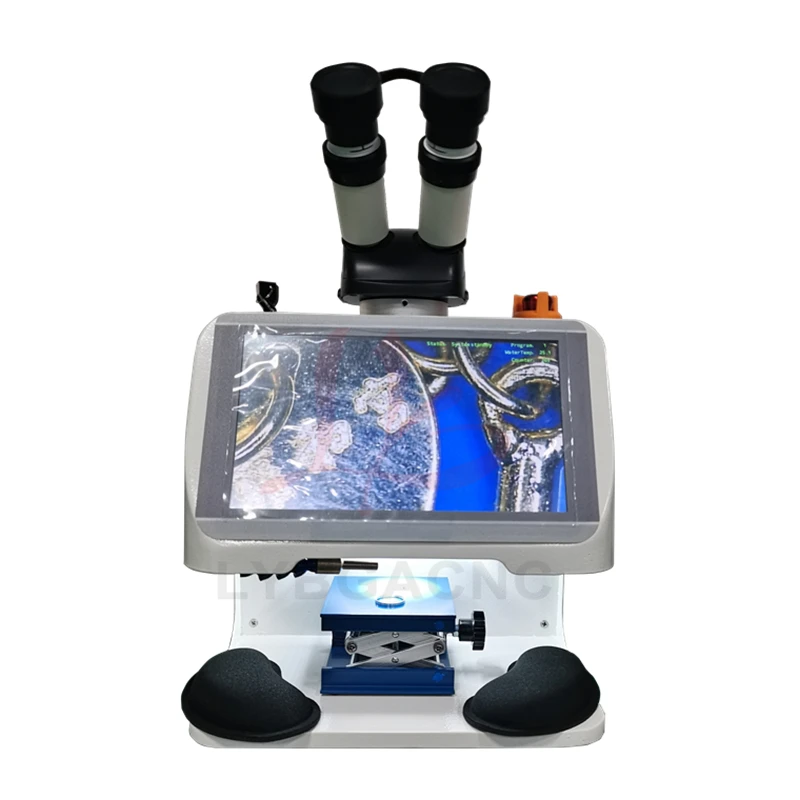 Jewelry Spot Welding Machine ND YAG Laser Touch Screen 60W 100W 150W 200W MINI Laser Soldering With CCD Control System Microscop