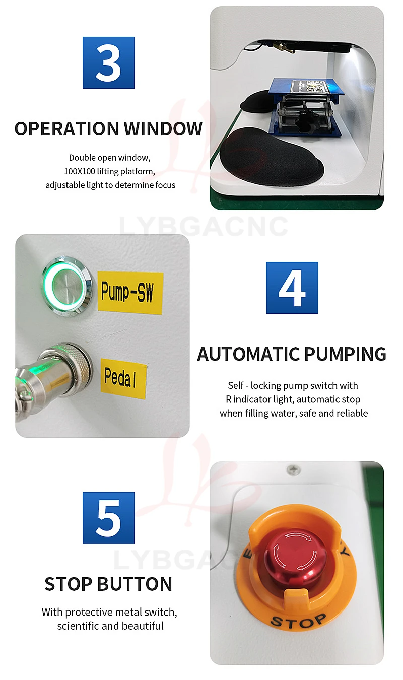 Jewelry Spot Welding Machine ND YAG Laser Touch Screen 60W 100W 150W 200W MINI Laser Soldering With CCD Control System Microscop