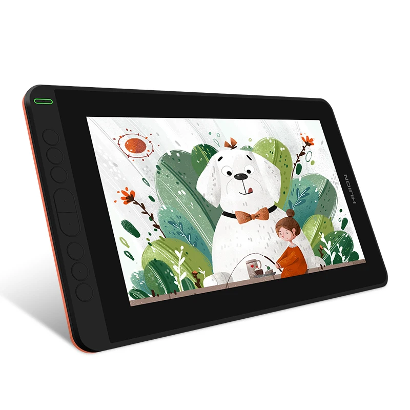 HUION Kamvas 12 11.6 Inches Drawing Monitor Digital Graphics Tablet With ±60 Tilt 120%sRGB support Andriod phone
