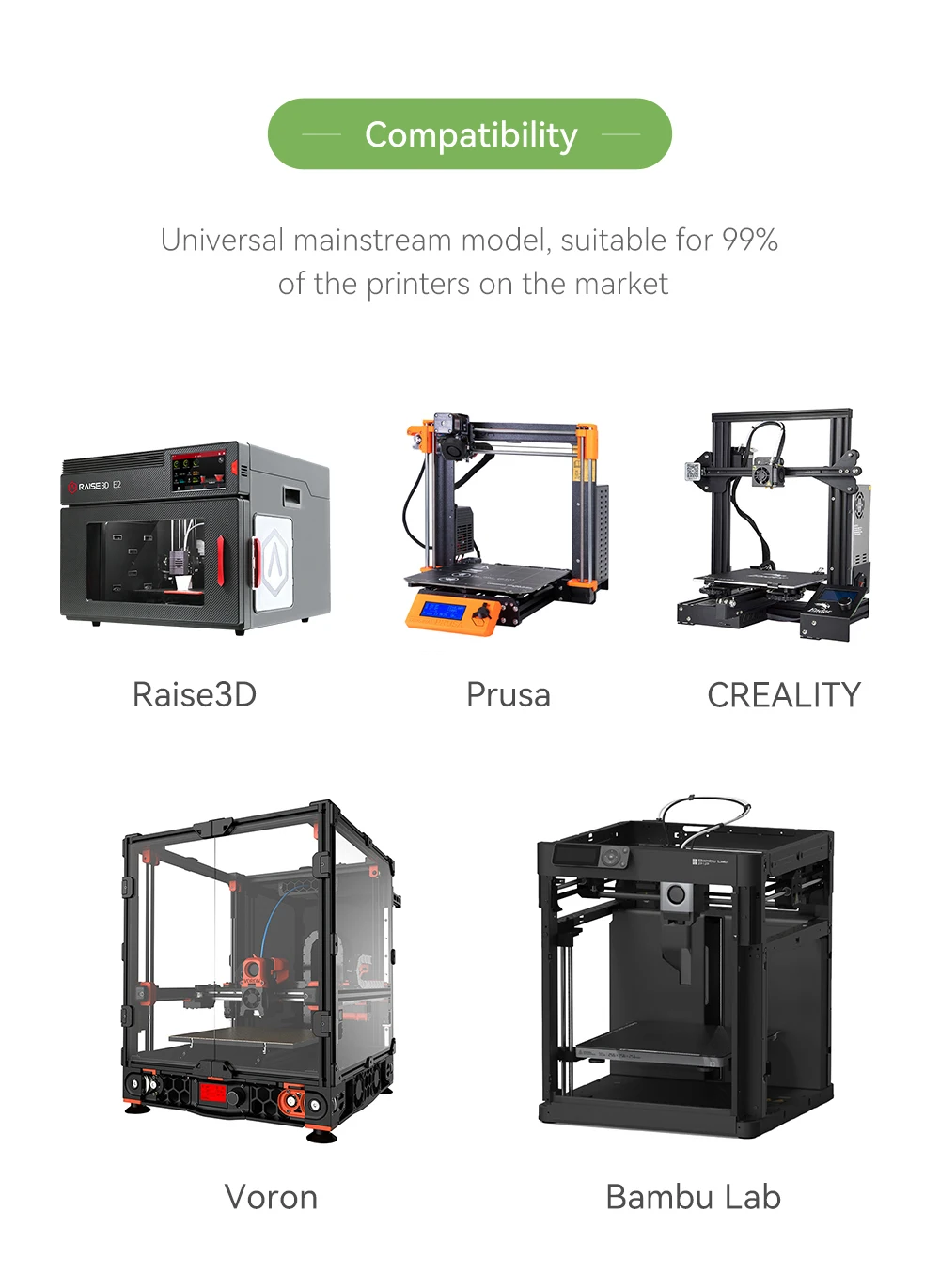 ESUN PLA Filament for 3D Printer PLA+ Filament 1.75mm Dimensional Accuracy +/- 0.03mm 1KG (2.2 LBS) Spool 3D Printing Material