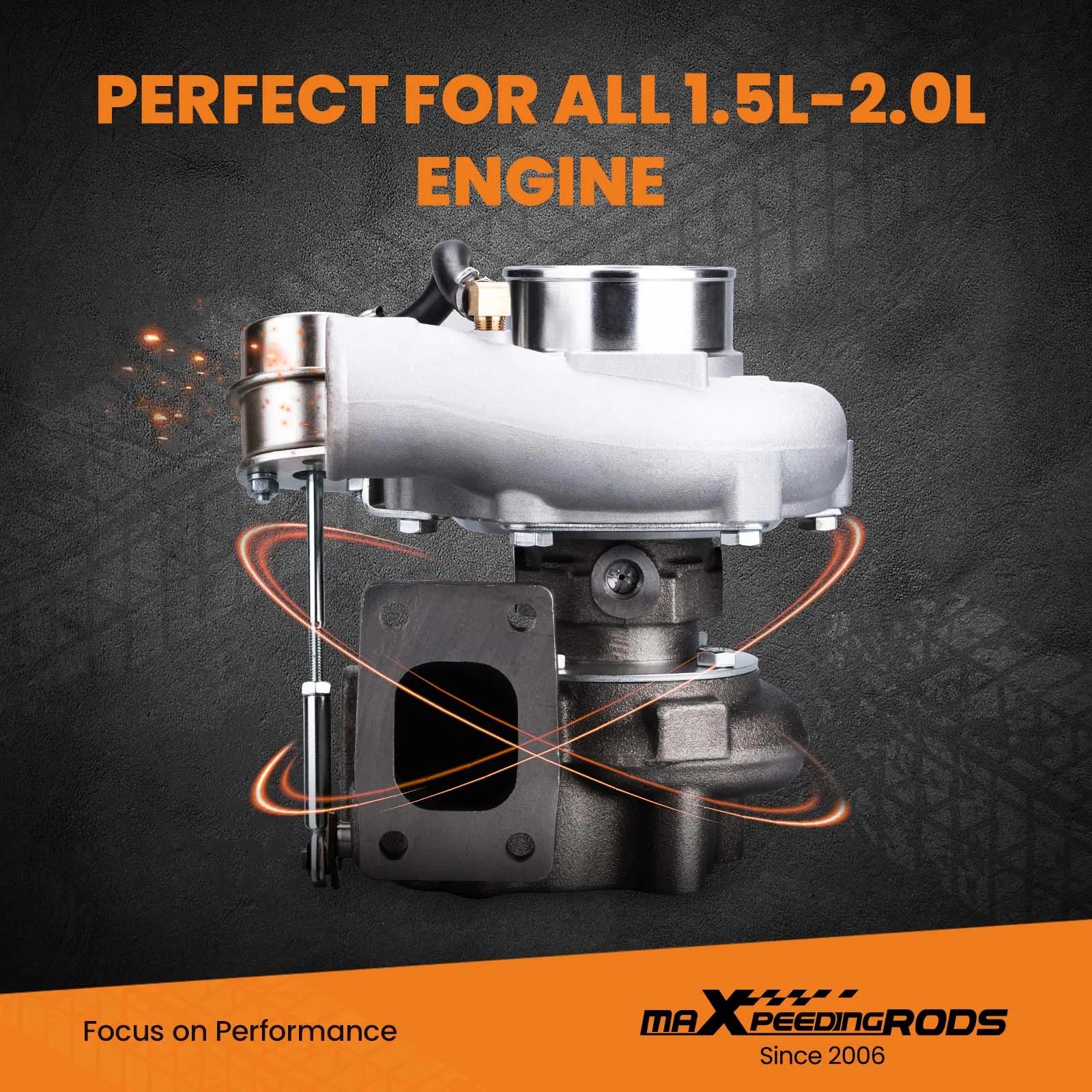 GT25 T25 T28 GT28R GT2860 GT2871 Turbocharger Universal Turbo Charger for 1.5-2.0L for All 4 Cylinder Engine up to 400BHP