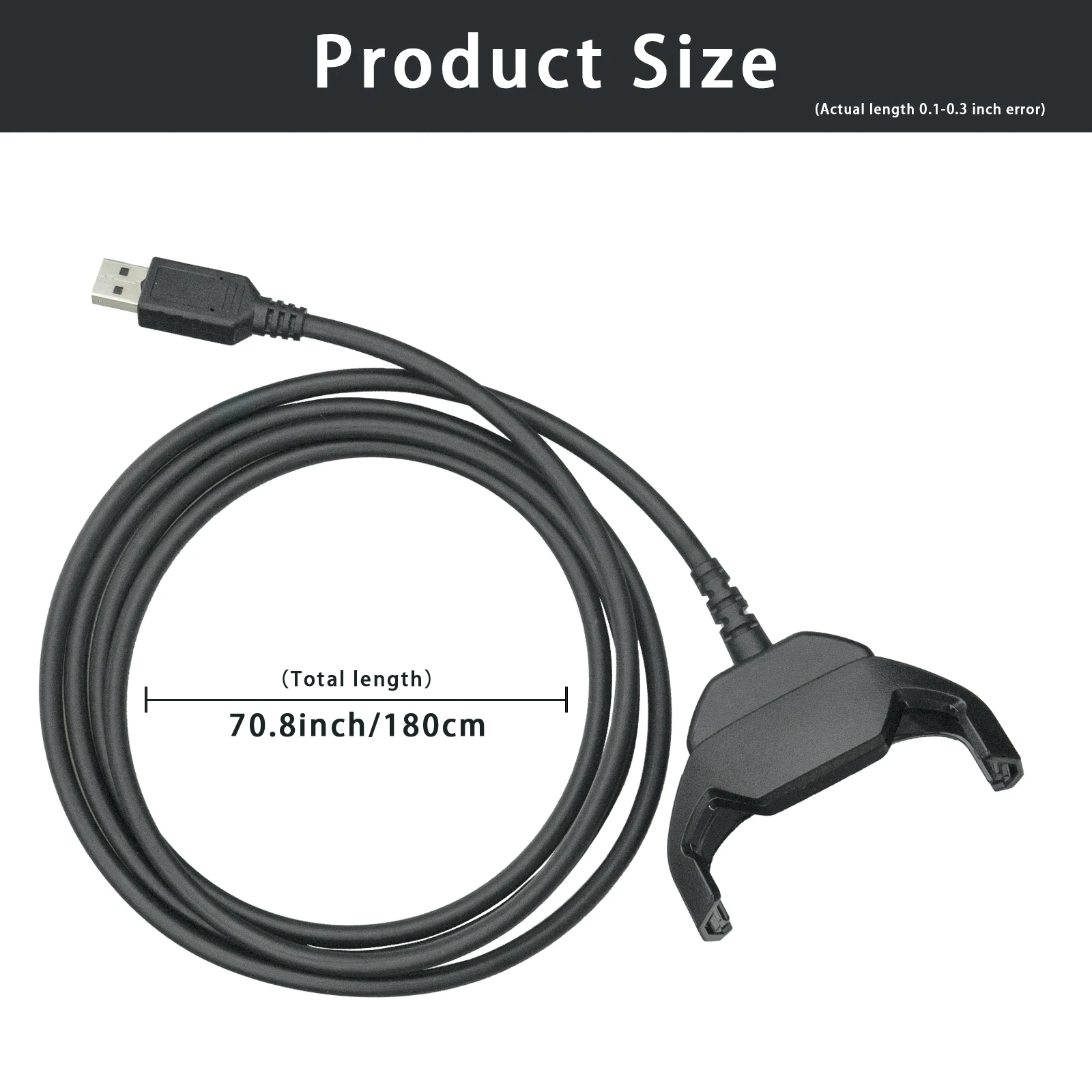 USB Data Charger Cable for Zebra TC51 TC510K TC56 TC57 Replace CBL-TC51-USB1-01