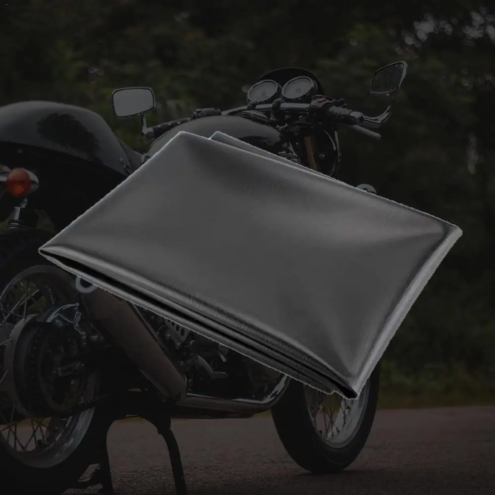 Universal Leather Motorcycle Seat Cushions Seat Protector Wear-resisting Waterproof Motorcycle Seat Cushions Cafe Racer Seat