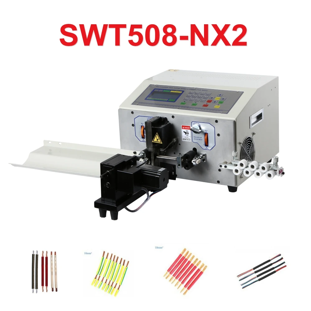 SWT508-NX2 Computer Automatic Wire Strip Peeling Stripping Cutting Machine For 0.1-4.5MM2 With Single Or Double Wires