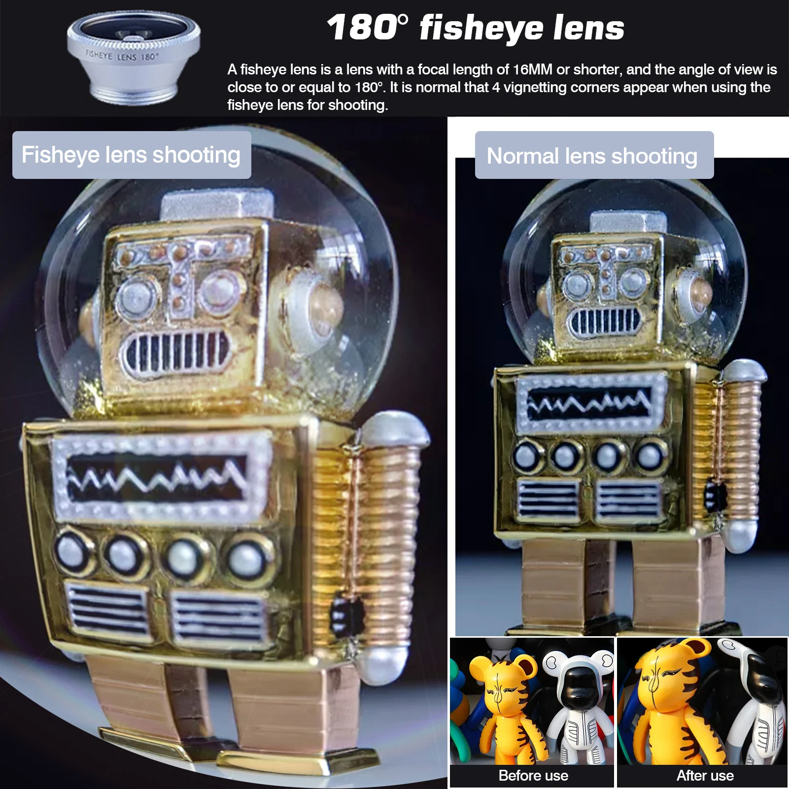 3 In 1 Mobile Phone Lens 180 degree Fisheye Lens 0.67X Wide Angle Len 10X Macro HD Camera Lens Universal For Smartphone