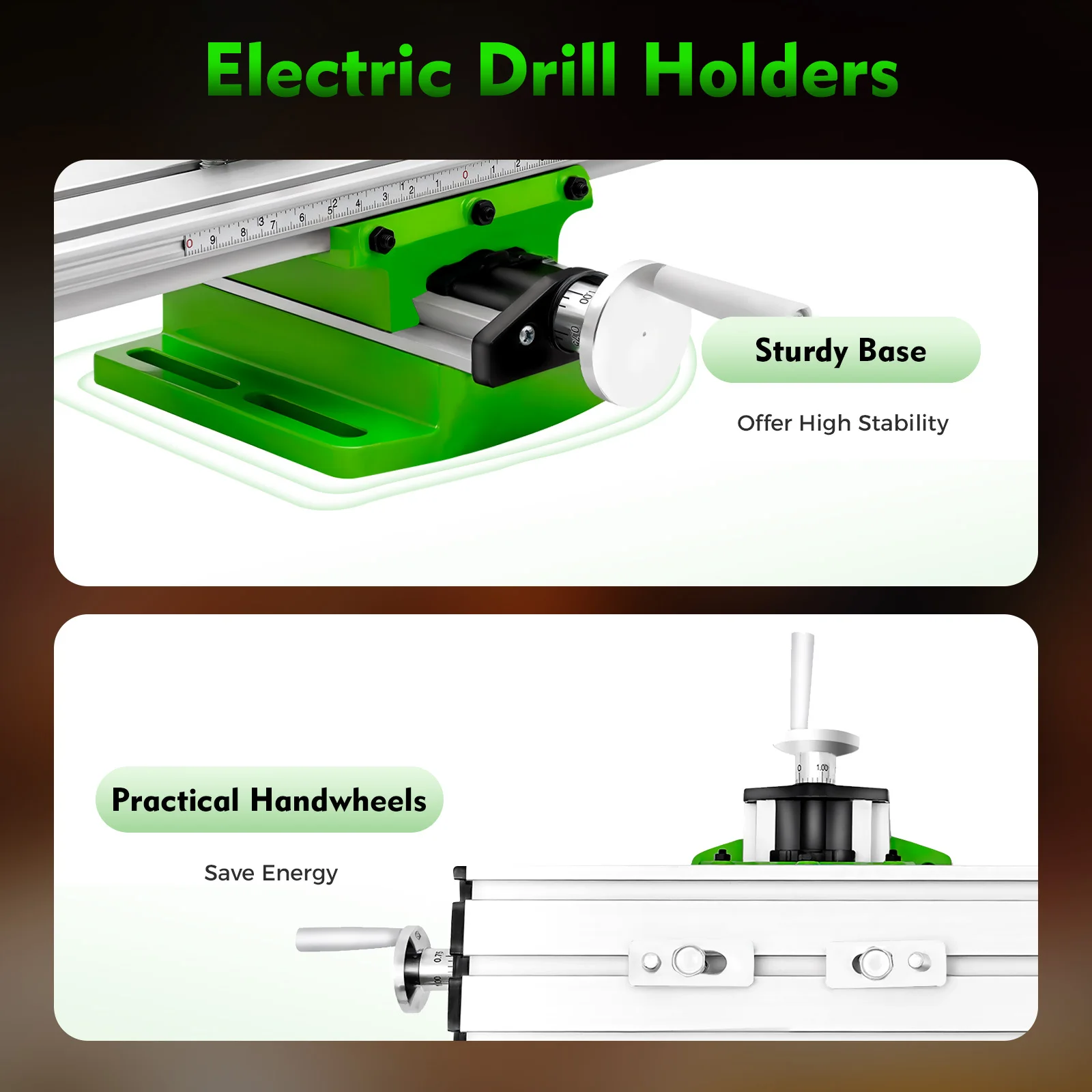 Mini Multifunction Drilling&Milling Machine Worktable Drill Vise Fixture Table Machine Tool for Bench Drilling Cross Slide Table