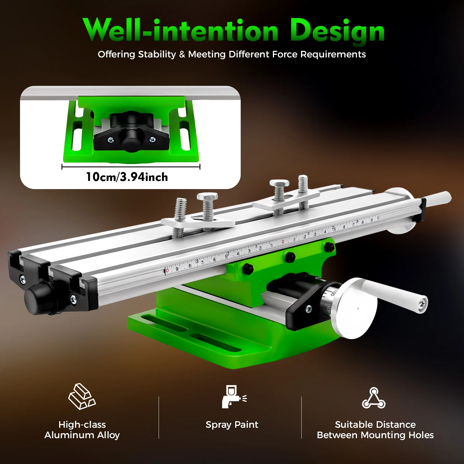 Mini Multifunction Drilling&Milling Machine Worktable Drill Vise Fixture Table Machine Tool for Bench Drilling Cross Slide Table
