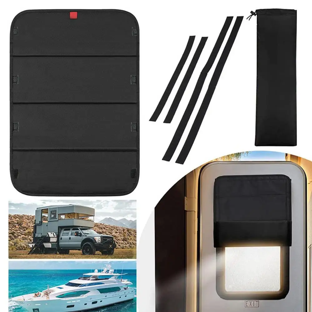 RV Window Shade 25 X 16 Inches Upgraded Foldable RV Vent Insulator UV Rays Protection Camper Trailer Door Window Cover