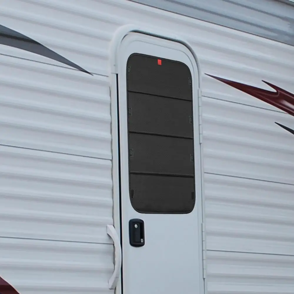 RV Window Shade 25 X 16 Inches Upgraded Foldable RV Vent Insulator UV Rays Protection Camper Trailer Door Window Cover