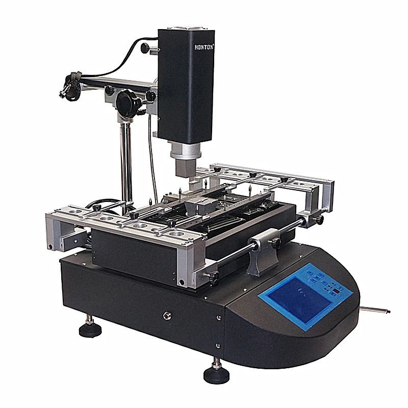 Hot Air Solder Station 3 Zones Soldering Machine Honton R490 BGA Rework Station R690 V.3 Touch Screen for Mainboard Chips Repair
