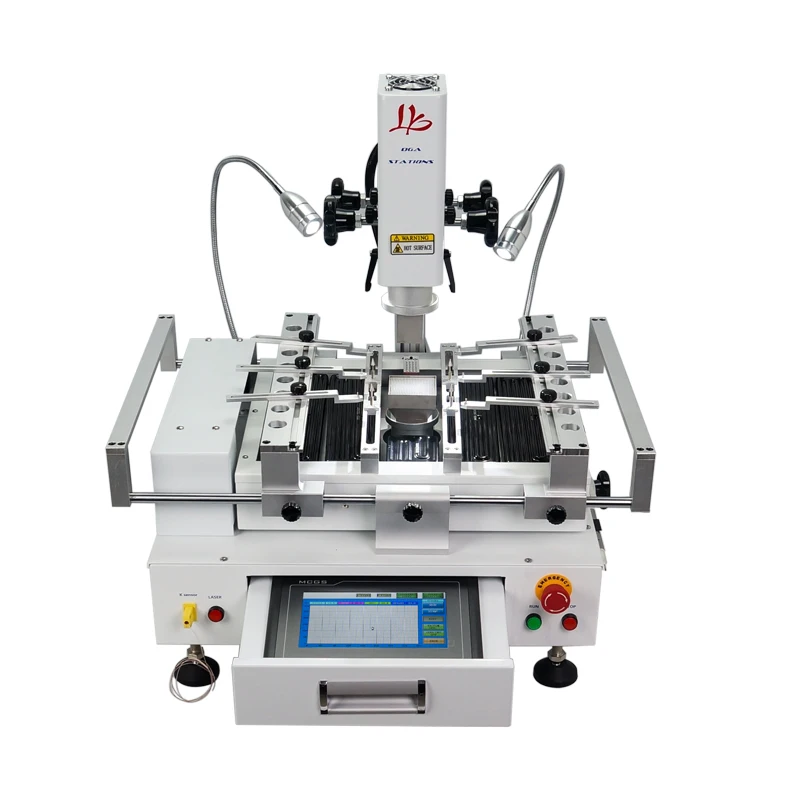 Hot Air Solder Station 3 Zones Soldering Machine Honton R490 BGA Rework Station R690 V.3 Touch Screen for Mainboard Chips Repair