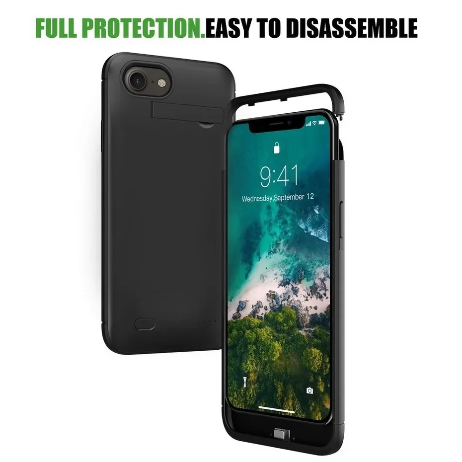 Battery Charger Case For iPhone 6 6S 7 8 Plus SE 2020 Charging Case For iPhone X Xs XR 11 12 Pro Max Portable Power Bank 6200mAh