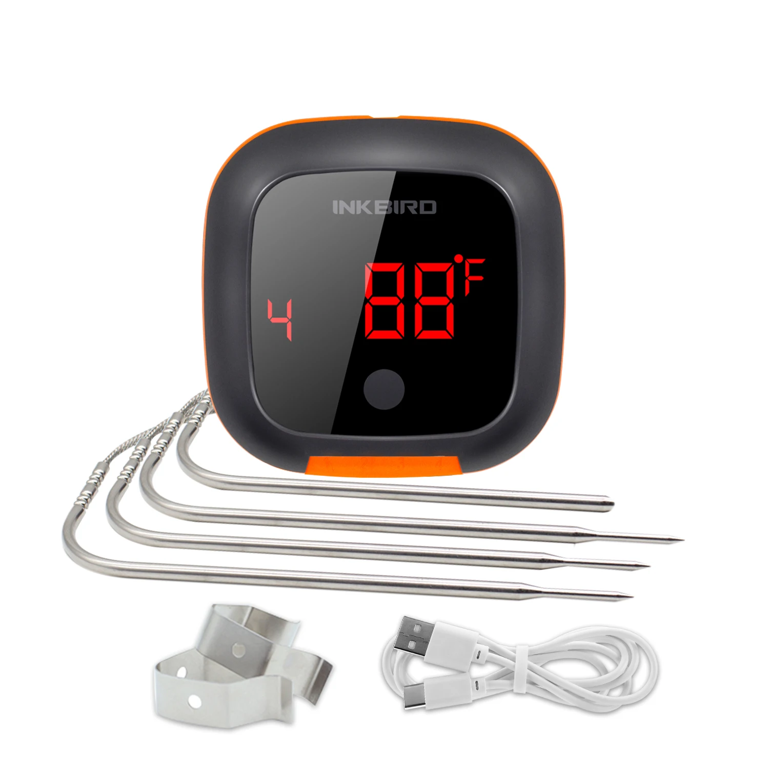 INKBIRD IBT-4XS Digital Steak Household BBQ Cooking Thermometer Meat Thermometer Bluetooth for Party Oven Smoking Barbecue
