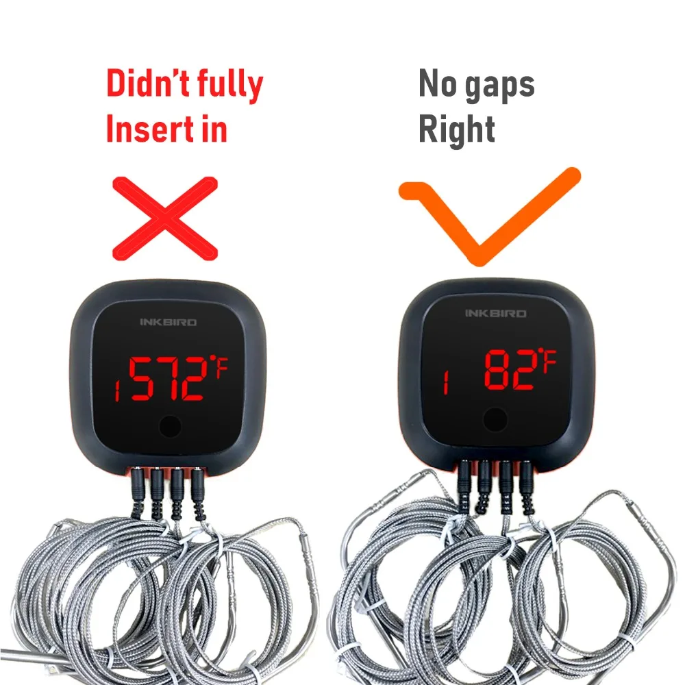 INKBIRD IBT-4XS Digital Steak Household BBQ Cooking Thermometer Meat Thermometer Bluetooth for Party Oven Smoking Barbecue