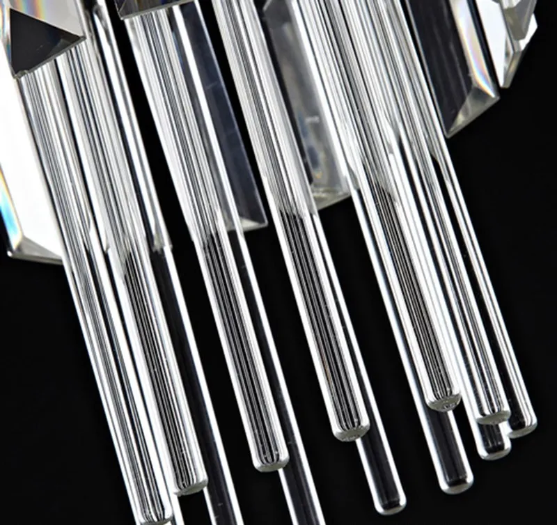 Nordic Chandelier Room Decor Led Pendant Light Modern Dining Room K9 Crystal Hanging Lamps For Ceiling Luxury Lustre Fixture