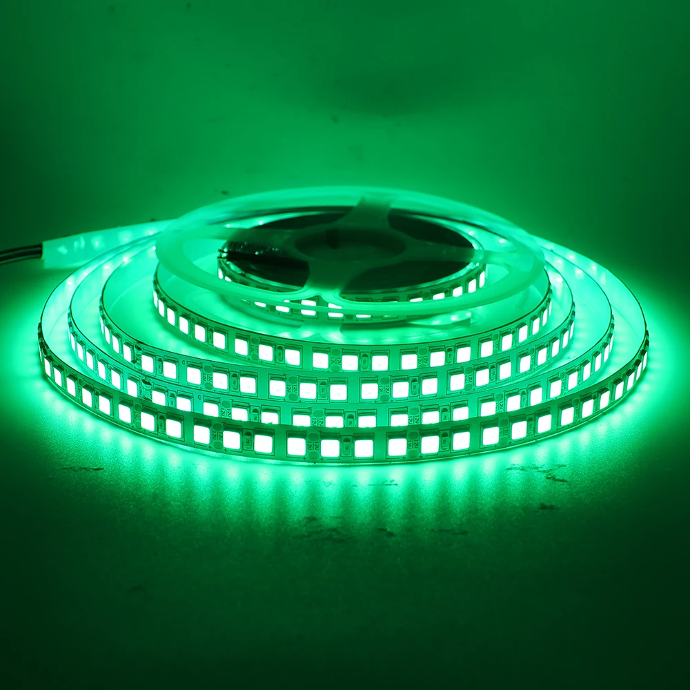 Super Bright LED Strip Light 12V 5M SMD 5054 Waterproof 120Leds/m Flexible LED Pixel Ribbon Tape for Home Decoration 9 Colors
