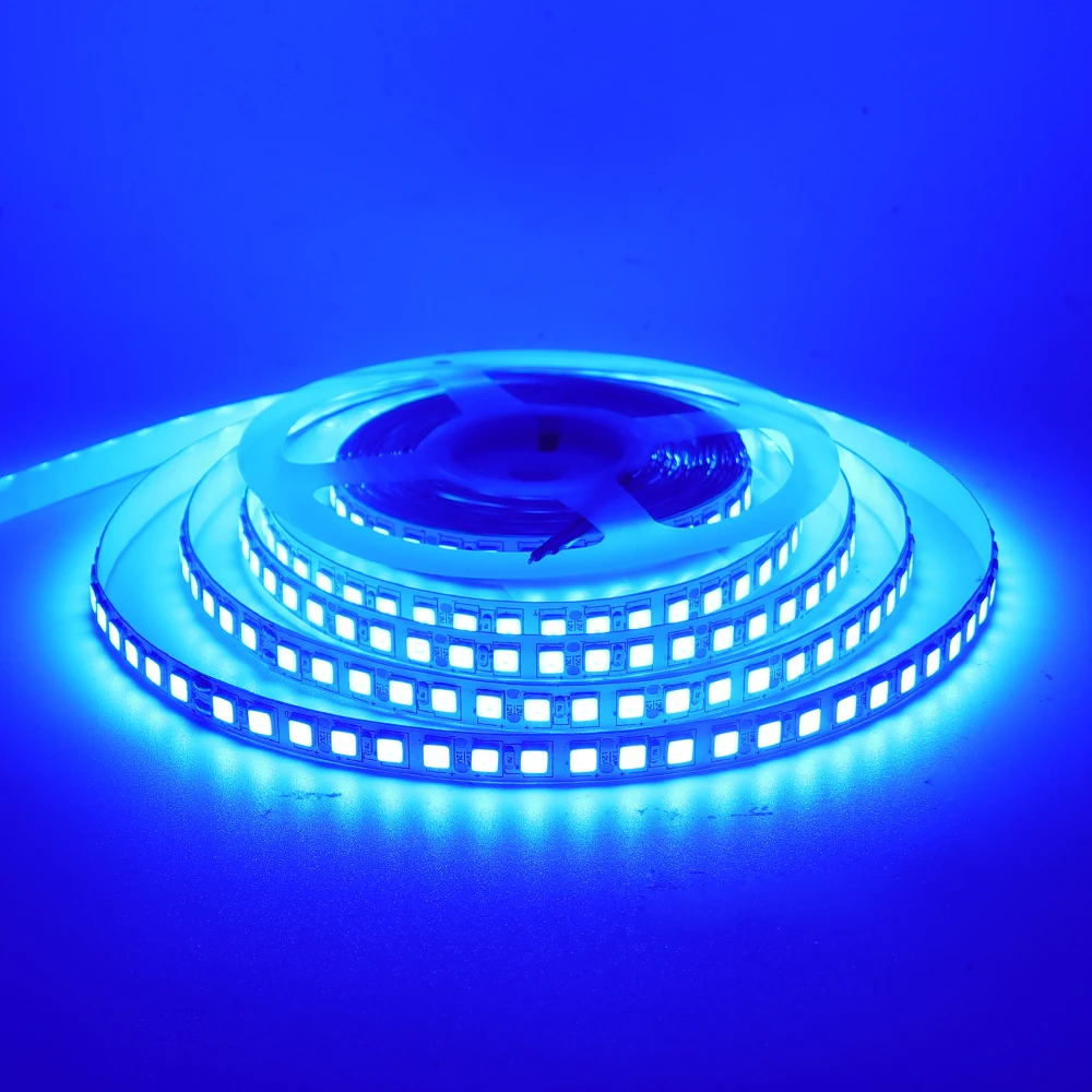 Super Bright LED Strip Light 12V 5M SMD 5054 Waterproof 120Leds/m Flexible LED Pixel Ribbon Tape for Home Decoration 9 Colors