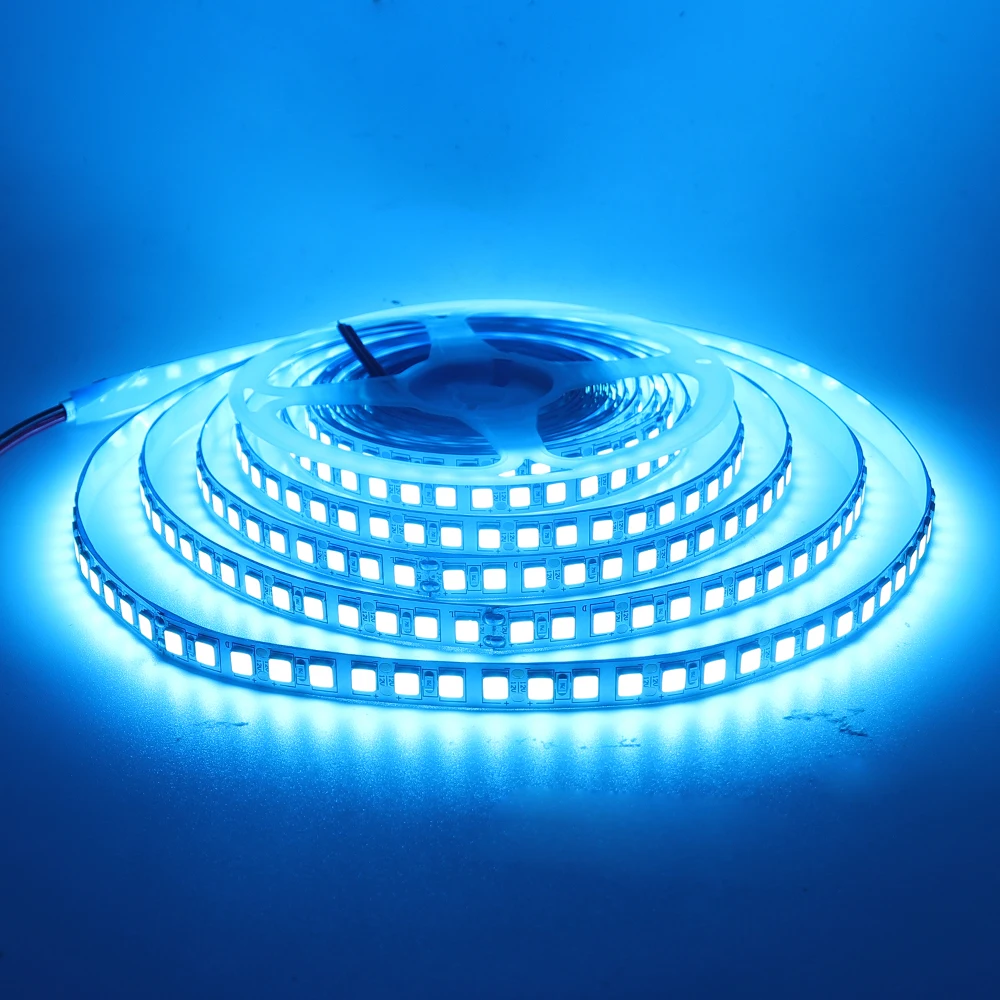 Super Bright LED Strip Light 12V 5M SMD 5054 Waterproof 120Leds/m Flexible LED Pixel Ribbon Tape for Home Decoration 9 Colors