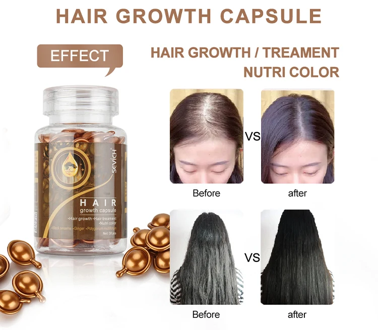 Sevich 3PCS/SET Keratin Complex Oil Hair Vitamin Capsule Set Moroccan Hair Care Oil Smooth Repair Damaged Hair Treatment Serum