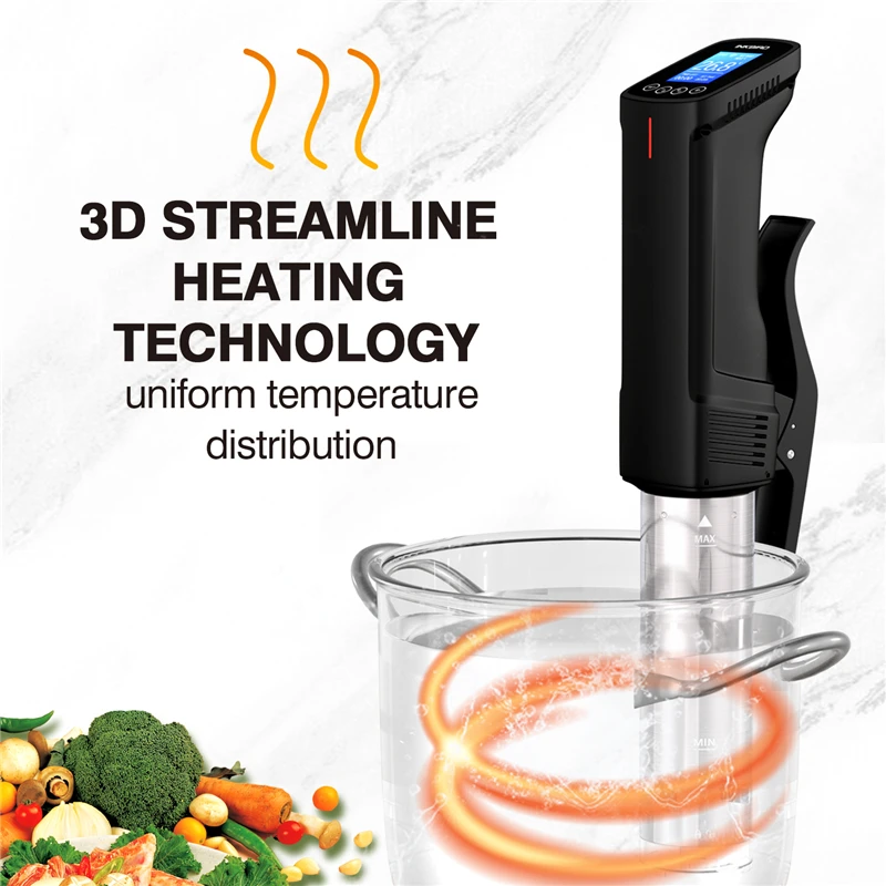INKBIRD EU Plug Vacuum Sous Vide Cooker Immersion Circulator Accurate Cooking WI-FI Control 1000W Heater Accurate Temperature