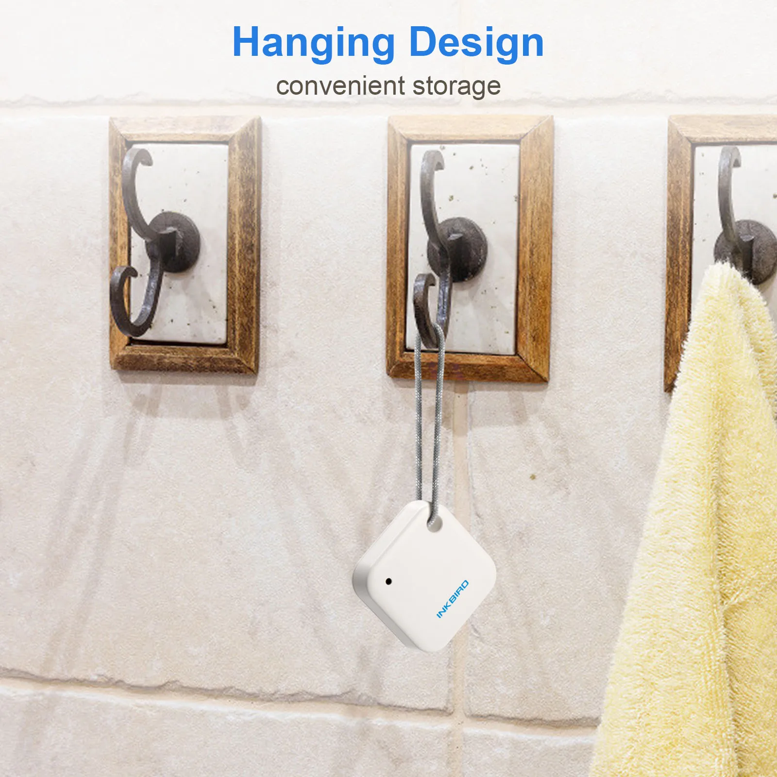 IBS-TH2 Waterproof Bluetooth Magnetic Temperature Meter App Alarm Remote Control Data Logger Kitchen Refrigerator Thermometer