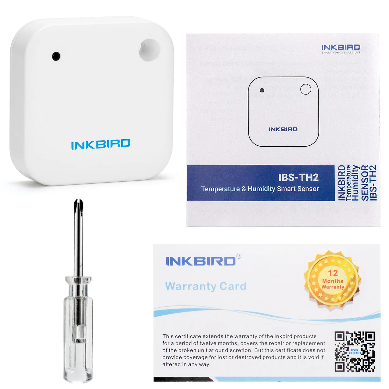 IBS-TH2 Waterproof Bluetooth Magnetic Temperature Meter App Alarm Remote Control Data Logger Kitchen Refrigerator Thermometer