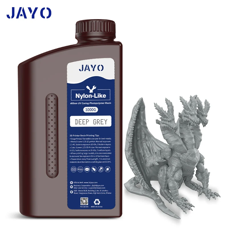 JAYO 5kg Liquid Photopolymer Resin high precision UV Resin apply Photon/Photon S/Photon Mono For LCD 3D Printer Printing Materia