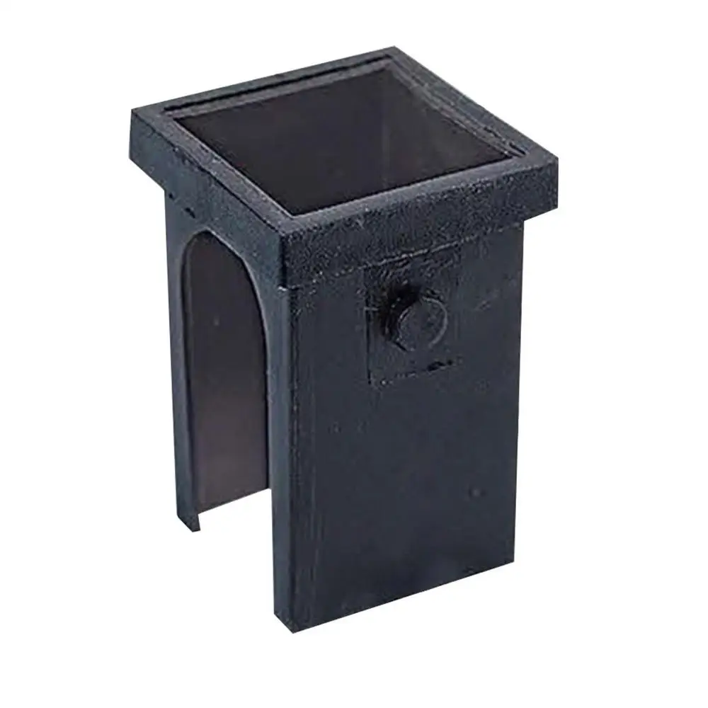 Square Black PP/PE Inner Hollow Variable Diameter Tubing Plug Sliding Isolation Sleeve End Has for Fitness Equipment Accessories