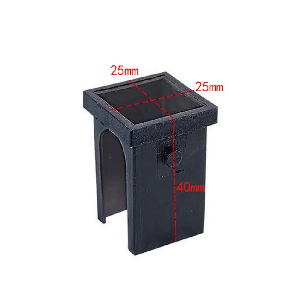 Square Black PP/PE Inner Hollow Variable Diameter Tubing Plug Sliding Isolation Sleeve End Has for Fitness Equipment Accessories