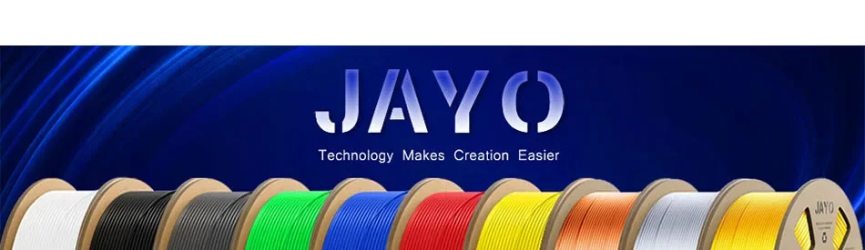 JAYO PLA Meta/PETG/SILK/PLA PLUS/ABS/TPU Filament 3D Printer 1.75mm 10Rolls for FDM 100%No bubbel 3D Printer Materials DIY Gift