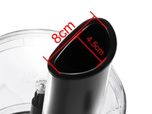 800W Powerful Food Processor Chopper 2L | 3-Speed + Pulse Function | Multi-Chopper & Dough Kneader Compact Black Kitchen Machine