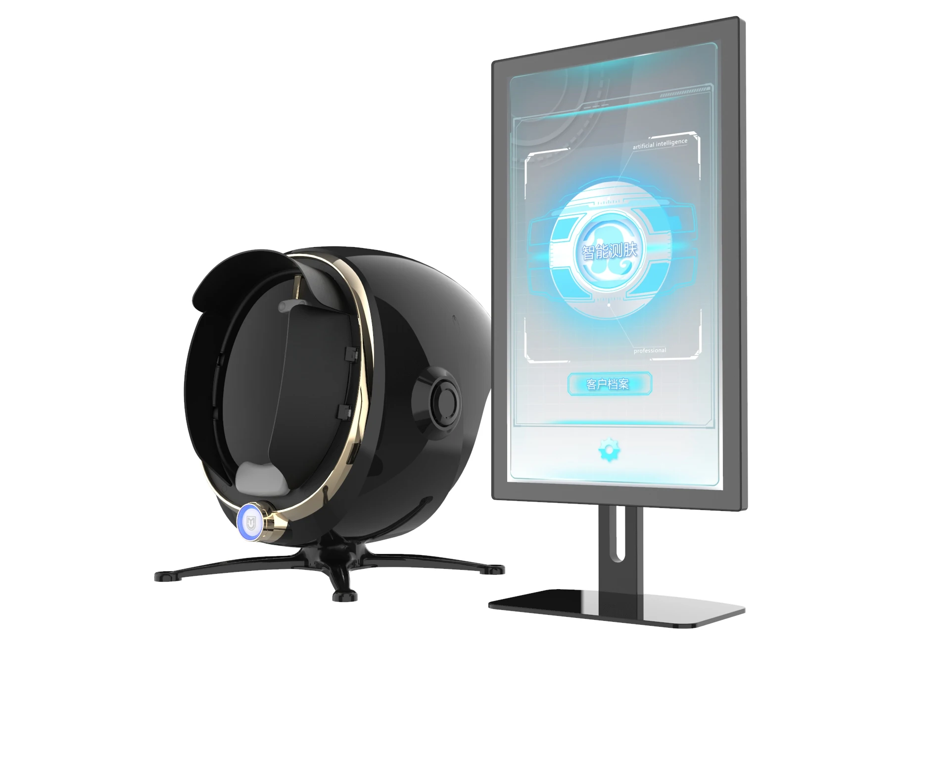 3D Skin Scanner Care Facial Analyzer Monitor Machine Magic Mirror Testing Detector Face Camera Test Analysis Beauty Machine