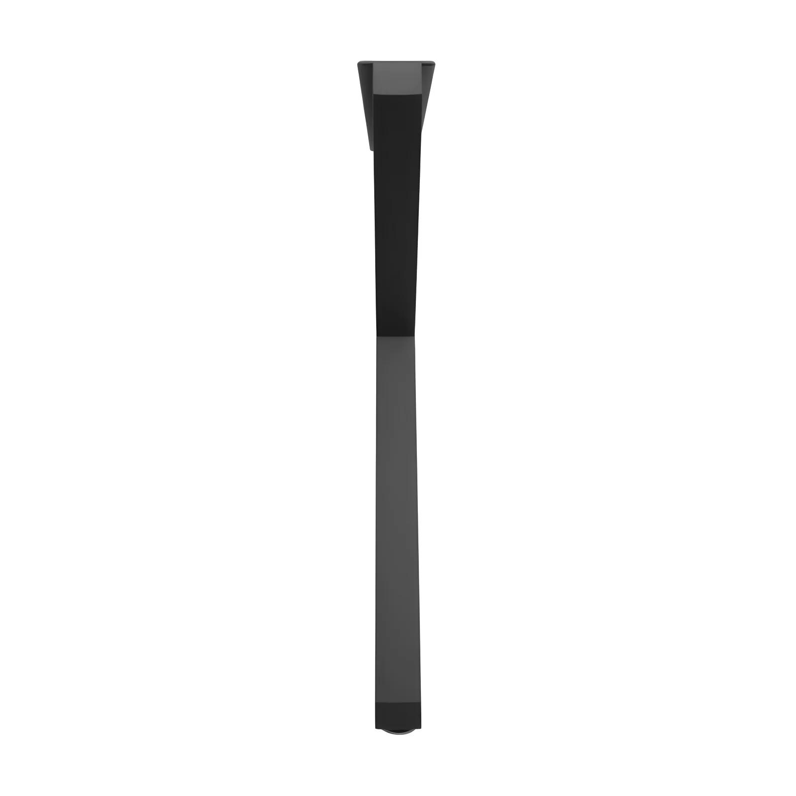 Set of 2 X-Shape Industrial Black Metal Table Legs, Black Metal Furniture Legs for Dining Desk DIY, Easy Installation