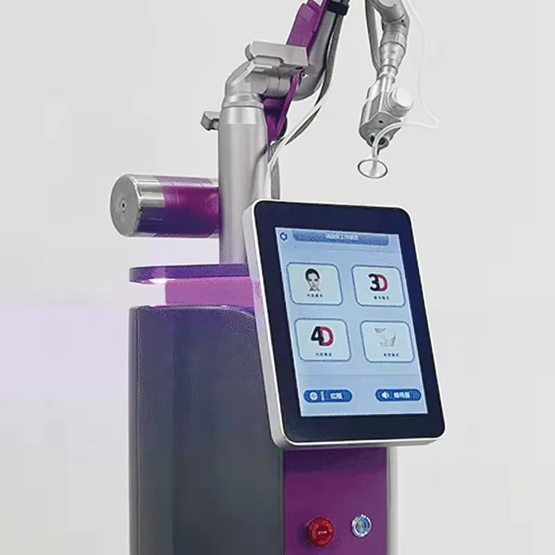 80W Fractional CO2 Laser Machine 10600nm Professional CO2 Laser Beauty Machine for Scar Removal Skin Tightening Acne Treatment