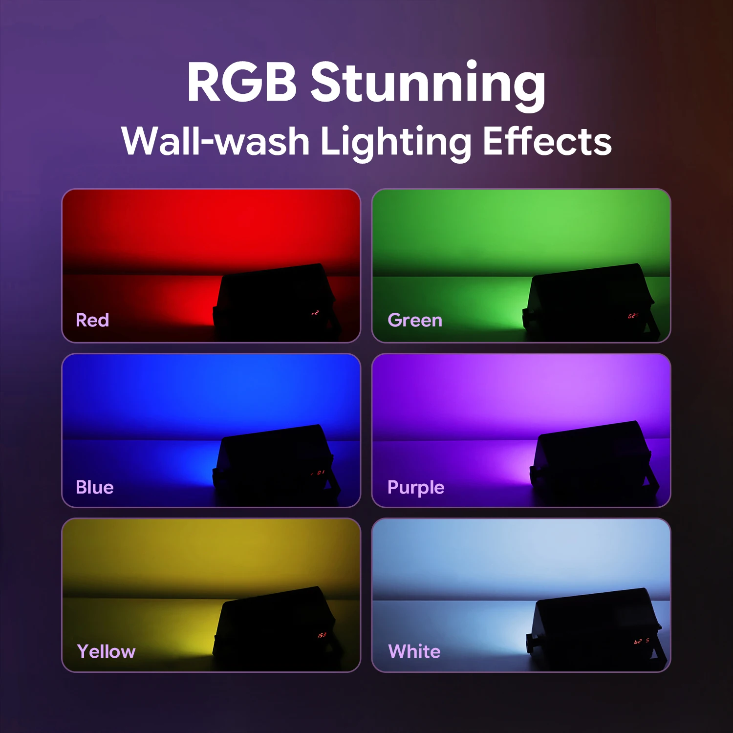 Gwong 200W Three-in-One Color Mixing Rainbow Effect Lighting DMX512 LED Projection Light For Club Bar Wedding Halloween