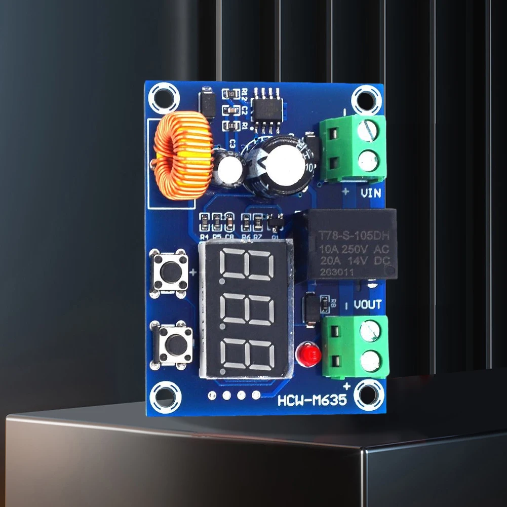 XH-M609 Voltage OverDischarge Battery Protection Module DC 12V-36V Voltage Protection Switch Module LED Digital Display Precise