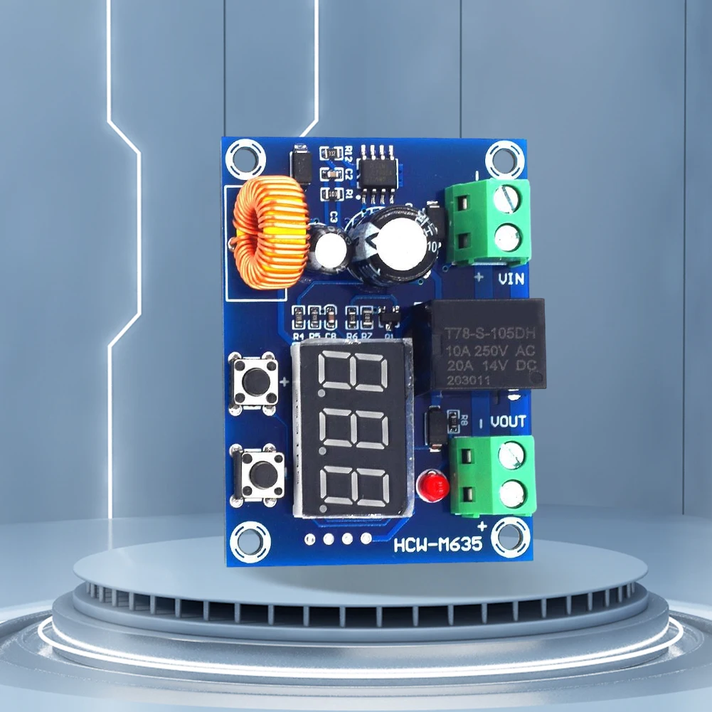 XH-M609 Voltage OverDischarge Battery Protection Module DC 12V-36V Voltage Protection Switch Module LED Digital Display Precise